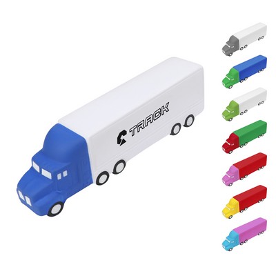 Squeezable Semi Truck Stress Ball Reliever